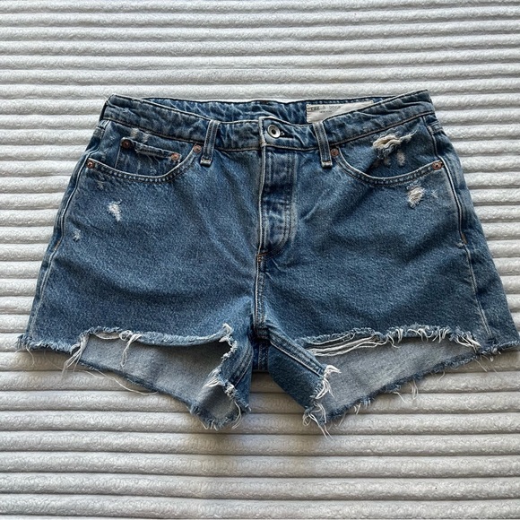 Rag & Bone Dre Shorts in Misha Destructed - Picture 6 of 12